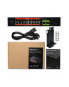 qoltec Przełącznik sieciowy SWITCH FAST Ethernet PoE | 16x RJ45 10/100  Mb/s | 2x RJ45 Uplink 1000 Mb/s | 1x SFP 1000Mb/s - nr 7