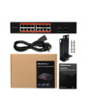 qoltec Przełącznik sieciowy SWITCH Gigabit Ethernet PoE | 16x RJ45 | 2x SFP | 1000 Mb/s - nr 8