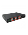 qoltec Przełącznik sieciowy SWITCH Gigabit Ethernet PoE | 24x RJ45 | 2x SFP | 1000 Mb/s - nr 1