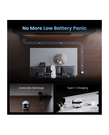 Enabot Inteligentny Robot Ebo Air 2 Plus Szary