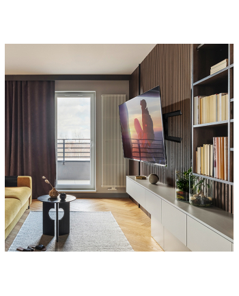 B-Tech Uchwyt Ścienny Z Podwójnym Ramieniem Wspornikowym Do Płaskich Ekranów Funkcją Pochylania I Obrotu Bt8227/B (BT8227B)