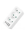 Gniazdko prądowe x3 + 4xUSB Maclean MCE248 F/W, rozgałęźnik z 3 gniazdami, 2xUSB A, 2xUSB C PD 20W, 1x16A + 2x6A - nr 1