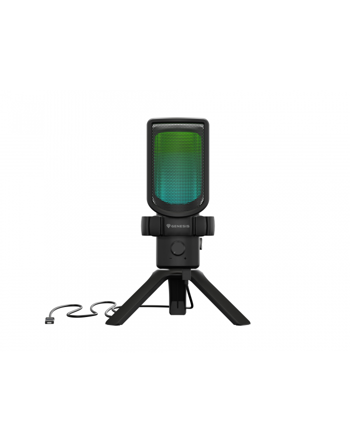 Mikrofon Genesis Radium 250 USB Statyw czarny główny