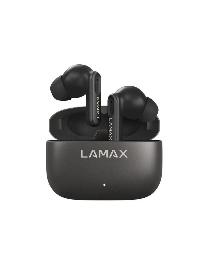 Słuchawki bezprzewodowe LAMAX SteelClips1 ANC BT 5.3 USB-C IPX5 8godz czarne główny