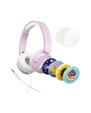 Słuchawki przewodowe LAMAX SoundKid1 Pink 3,5mm BeatBass® nr 1