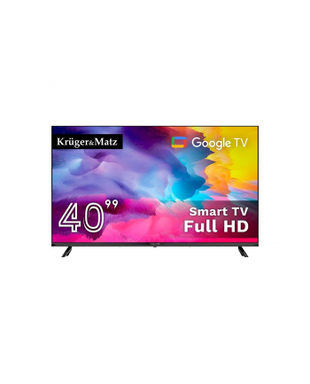 Telewizor Kruger'Matz 40'' FHD Google TV, DVB-T2/S2/T/C H.265 HEVC nr 1