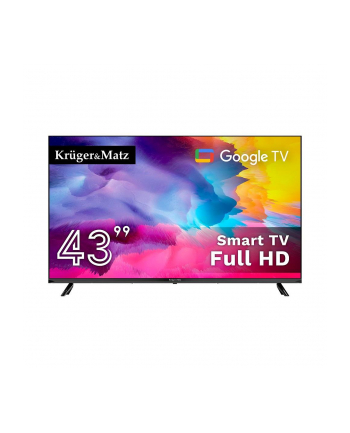 Telewizor Kruger'Matz 43'' FHD Google TV, DVB-T2/S2/T/C H.265 HEVC nr 1