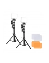 Neewer Zestaw studyjny BP66 dwie lampy LED + filtry + statywy (535780) - nr 1