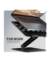 axagon STND-LQB Podstawka do laptopów aluminiowa 10-17,3 cala regulowane kąty nachylenia, Czarna - nr 39