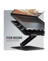 axagon STND-LQB Podstawka do laptopów aluminiowa 10-17,3 cala regulowane kąty nachylenia, Czarna - nr 5