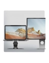 axagon STND-LRB Podstawa do laptopów aluminiowa 10-17,3 cala regulowana wysokość, obczerwonyowa o 360 stopni, Czarna - nr 26