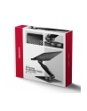 axagon STND-LRB Podstawa do laptopów aluminiowa 10-17,3 cala regulowana wysokość, obczerwonyowa o 360 stopni, Czarna - nr 41