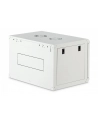 Szafa sieciowa wisząca jednosekcyjna DIGITUS Dynamic 19'' 7U, 600x450, drzwi szyba, szary, niezmontowana, 60kg - nr 2