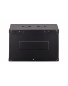 Szafa sieciowa wisząca jednosekcyjna DIGITUS Dynamic 19'' 7U, 600x450, drzwi szyba, czarny, niezmontowana, 60kg - nr 4