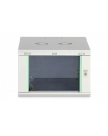 Szafa sieciowa wisząca jednosekcyjna DIGITUS Dynamic 19'' 7U, 600x600, drzwi szyba, szary, niezmontowana, 60kg - nr 3