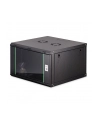 Szafa sieciowa wisząca jednosekcyjna DIGITUS Dynamic 19'' 7U, 600x600, drzwi szyba, czarny, niezmontowana, 60kg - nr 10