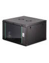 Szafa sieciowa wisząca jednosekcyjna DIGITUS Dynamic 19'' 7U, 600x600, drzwi szyba, czarny, niezmontowana, 60kg - nr 1