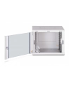 Szafa sieciowa wisząca jednosekcyjna DIGITUS Dynamic 19'' 9U, 600x450, drzwi szyba, szary, niezmontowana, 60kg - nr 5