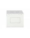 Szafa sieciowa wisząca jednosekcyjna DIGITUS Dynamic 19'' 9U, 600x600, drzwi szyba, szary, niezmontowana, 60kg - nr 4