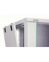 Szafa sieciowa wisząca jednosekcyjna DIGITUS Dynamic 19'' 12U, 600x450, drzwi szyba, szary, niezmontowana, 60kg - nr 7