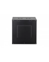 Szafa sieciowa wisząca jednosekcyjna DIGITUS Dynamic 19'' 12U, 600x450, drzwi szyba, czarny, niezmontowana, 60kg - nr 4