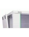 Szafa sieciowa wisząca jednosekcyjna DIGITUS Dynamic 19'' 16U, 600x450, drzwi szyba, szary, niezmontowana, 60kg - nr 7