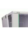 Szafa sieciowa wisząca jednosekcyjna DIGITUS Dynamic 19'' 16U, 600x600, drzwi szyba, szary, niezmontowana, 60kg - nr 7