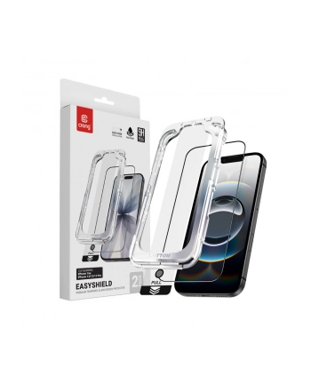crong Szkło hartowane EasyShield 2-Pack - iPhone 16e / iPhone 14 / iPhone 13 / iPhone 13 Pro (2 sztuki) nr 1