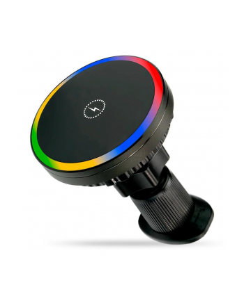 Uchwyt samochodowy everActive MC-W15 PRO magnetyczny 15W z ładowarką indukcyjną zgodny z MagSafe nr 1