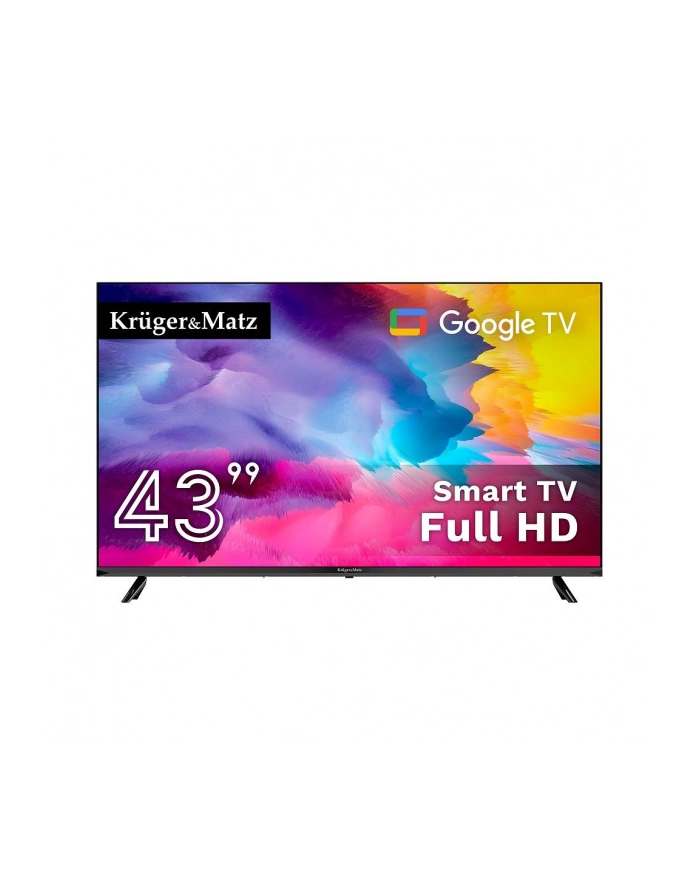 Telewizor Kruger'Matz 43'' FHD Google TV, DVB-T2/S2/T/C H.265 HEVC główny