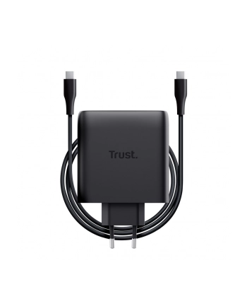 trust Ładowarka MAXO GaN 100W 2x USB-C czarna nr 1