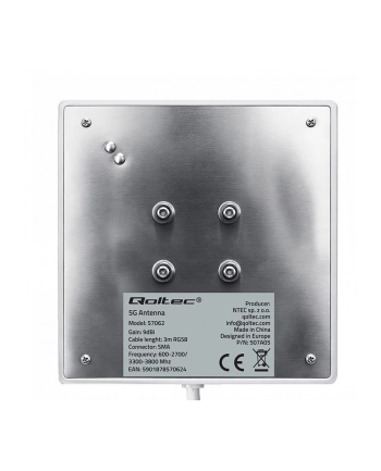 qoltec Antena 4G 5G LTE | 9dBi | kierunkowa | zewnętrzna | SMA |        wodoodporna | 3m nr 1
