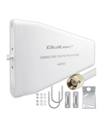 qoltec Antena 4G 5G LTE | 9dBi | kierunkowa | zewnętrzna | N female |   wodoodporna | 3m nr 1