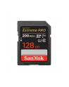 Sandisk Extreme SDSDXXD-128G-GN4IN Karta Pamięci SDXC UHS-I V30 U3, 4K UHD do 200 MB/s - nr 1