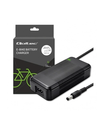 qoltec Ładowarka do roweru skutera elektrycznego 36V | 42V | 4A | 5.5*2.1 + kabel zasilający nr 2