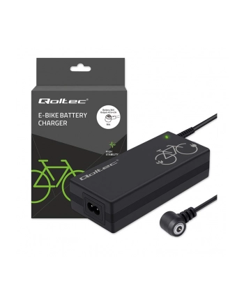 qoltec Ładowarka do roweru elektrycznego 36V | 42V | 2A | Mi4 Magnetic  TIP +kabel zasilający nr 1