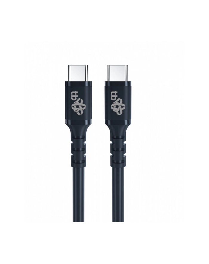 tb Kabel USB C - USB C 50cm silikon czarny 2.0 główny