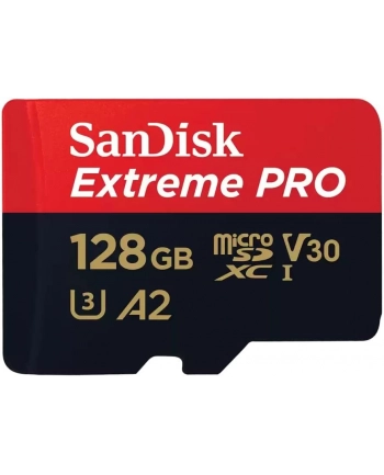 SanDisk Extreme PRO microSDXC UHS-I 128 GB   Adapter, A2, Class 10, V30, U3 nr 2