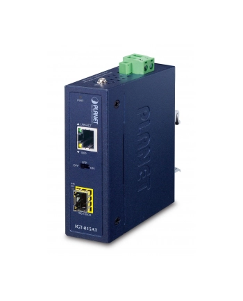 Planet Igt-815At Konwerter Sieciowy 1000 Mbit/S Multifunkcyjny, Pojedynczy Niebieski (Igt815At) nr 1