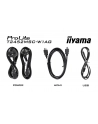 iiyama Monitor 24 cale T2452MSC-W1AG FHD,10PKT, POJ, IPS, HDMI, DP, 400cd, biały - nr 32