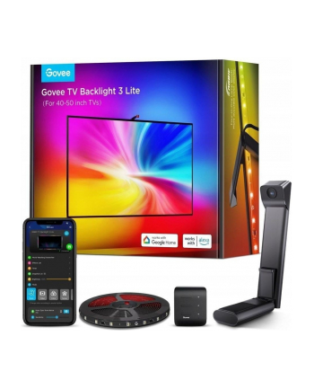 Govee TV Backlight 3 Lite Taśma LED dla TV 40-50 cali RGBICW Wi-Fi+Bluetooth H6097