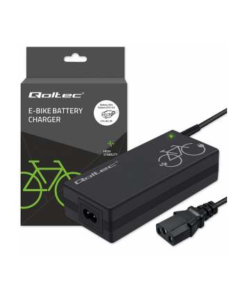 qoltec Ładowarka do roweru elektrycznego 36V | 42V | 2A | C14-IEC-3Pin + kabel zasilający nr 2