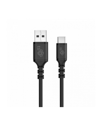 tb Kabel USB-USB C 50 cm silikonowy czarny