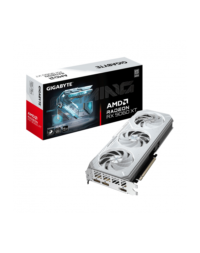 gigabyte Karta graficzna Radeon RX 9060XT GAMING OC WHITE 16GB GDDR6 128bit HDMI/2DP główny