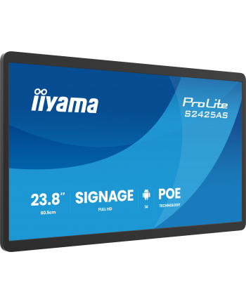 iiyama Monitor 23.8 cala ProLite S2425AS-B1 IPS,FHD,A14,24/7,RJ45, iiSignage, WI-FI nr 1