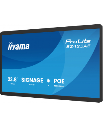 iiyama Monitor 23.8 cala ProLite S2425AS-B1 IPS,FHD,A14,24/7,RJ45, iiSignage, WI-FI nr 2