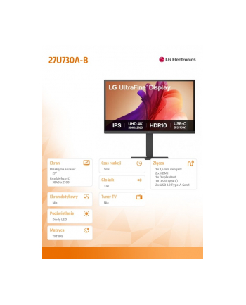 lg electronics Monitor 27 '' 27U730A-B