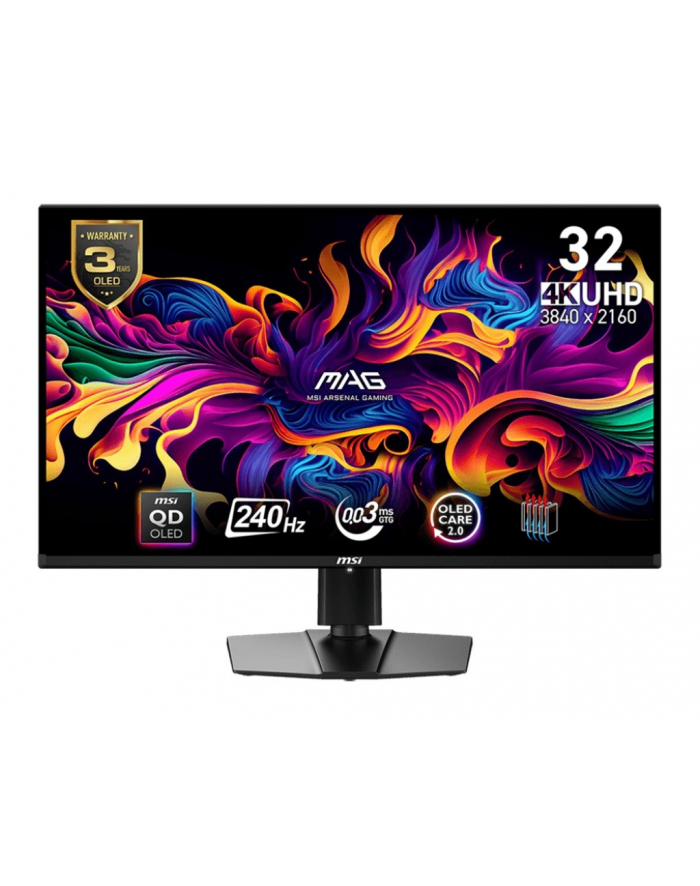 msi Monitor MAG 321UPX QD-OLED 31.5''/LED/UHD/Curv/160HZ/Black główny