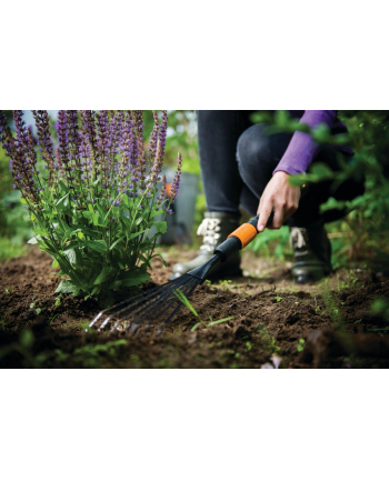 fiskars Grabie do liści metalowe małe QuikFit 1001412