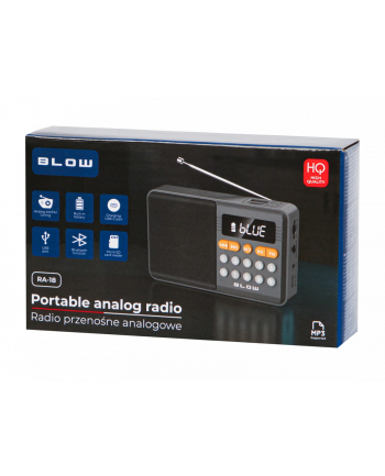 blow Radio przenośne analogowe AM/FM Bluetooth RA18
